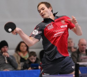 Gregor Surnin holte beim 1:4 gegen im Hessenpokalhalbfinale den TGO Ehrenpunkt